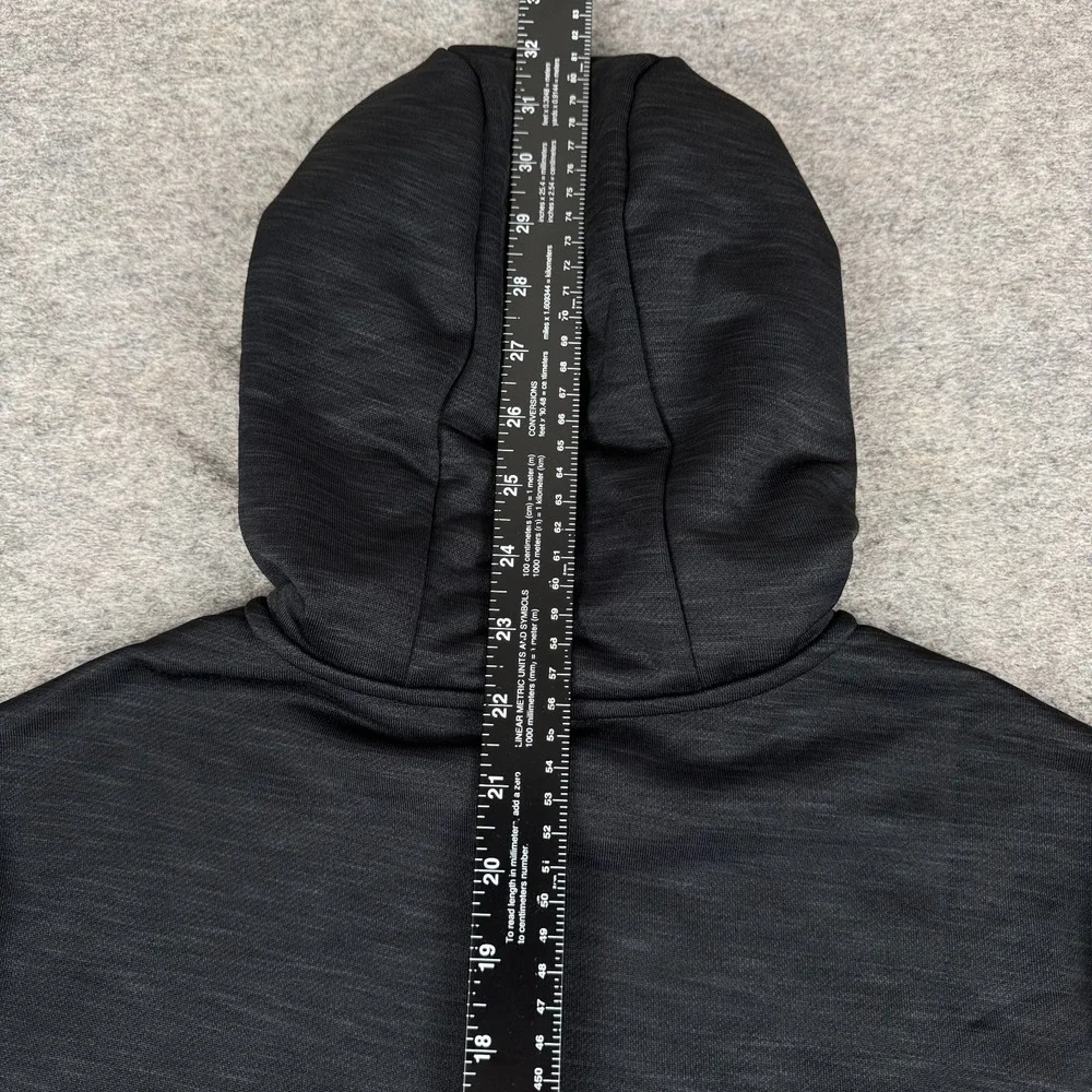 Nike Dri Fit Hoodie Pullover Just Do It Polyester Black Womens Medium M